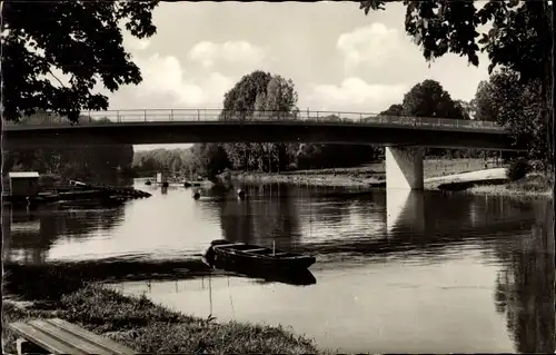 Ak Stockstadt am Rhein Hessen, Rhein