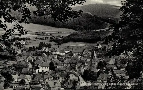 Ak Siedlinghausen Winterberg im Sauerland, Panorama, Vogelschau