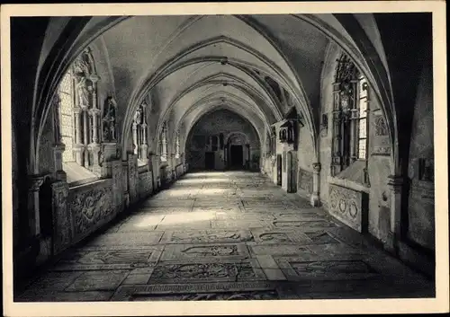 Ak Regensburg an der Donau Oberpfalz, Domkreuzgang