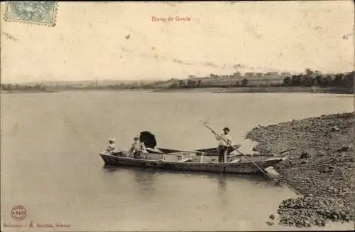 Ak Allier, Etang de Goule, Ruderboot