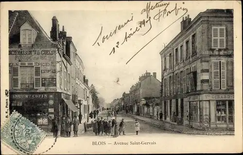 Ak Blois Loir et Cher, Avenue Saint Gervais