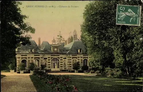 Ak Grisy Suisnes Seine et Marne, Chateau de Suisnes