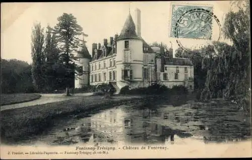 Ak Fontenay Trésigny Seine et Marne, Chateau de Fontenay