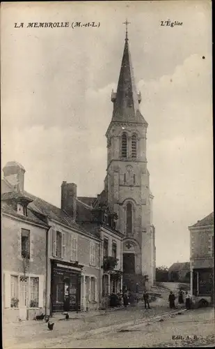 Ak La Membrolle Maine et Loire, L'Eglise