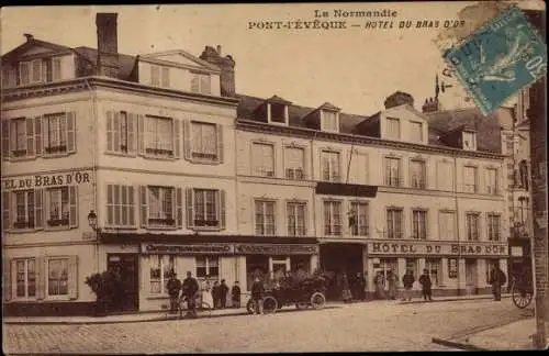 Ak Pont l'Évêque Calvados, Hotel du Bras d'Or