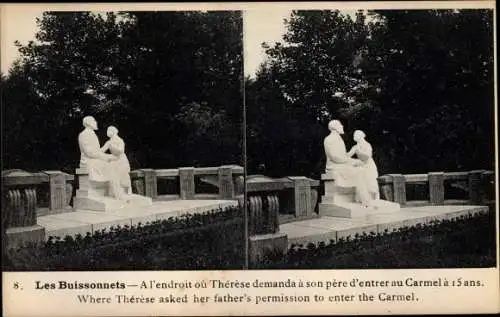 Stereo Ak Lisieux Calvados, Les Buissonnets, Therese demanda a son pere d'entrer au Carmel