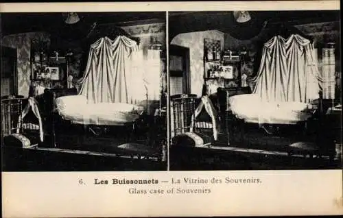 Stereo Ak Lisieux Calvados, Les Buissonnets, La Vitrine des Souvenirs