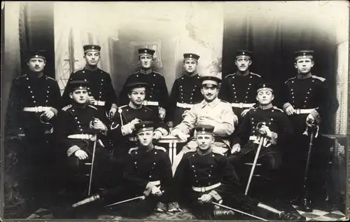 Foto Ak Französische Soldaten in Uniform
