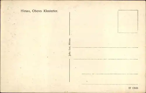 Ak Hirsau Calw im Schwarzwald, Oberes Klostertor