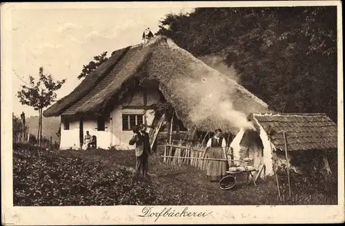 Ak Schwarzwald, Dorfbäckerei