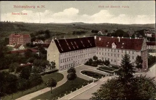 Ak Rottenburg am Neckar, Bischöfl. Palais, Sancta Clara