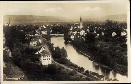 Ak Rottenburg am Neckar, Panorama