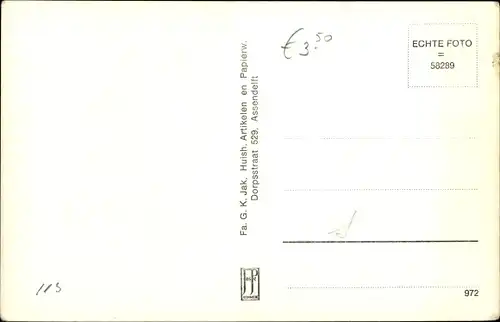 Ak Assendelft Nordholland Niederlande, Past. Vermeulenstraat