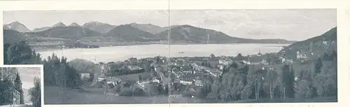 Klapp Ak Tegernsee in Oberbayern, Panorama, Gasthof