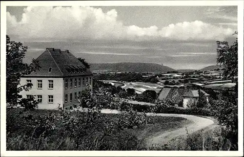 Ak Vlotho in Nordrhein Westfalen, Blick auf Jugendherberge mit Umgebung