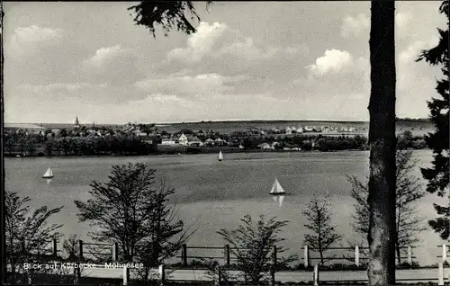 Ak Körbecke Möhnesee in Nordrhein Westfalen, Blick zum Ort