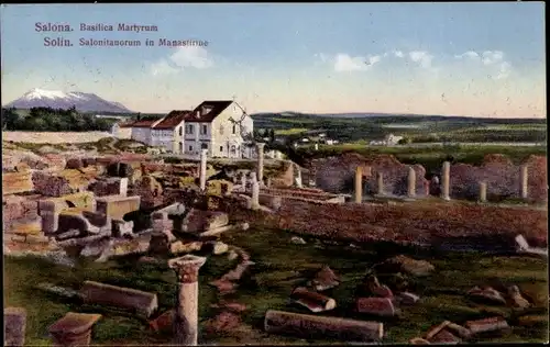 Ak Solin Salona Kroatien, Basilica Martyrum