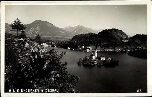 Ak Bled Veldes Slowenien, Blejsko jezero Bleder See, Insel Blejski Otok