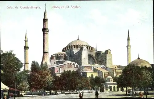 Ak Konstantinopel Istanbul Türkei, Mosquee Sainte Sophie, Hagia Sophia