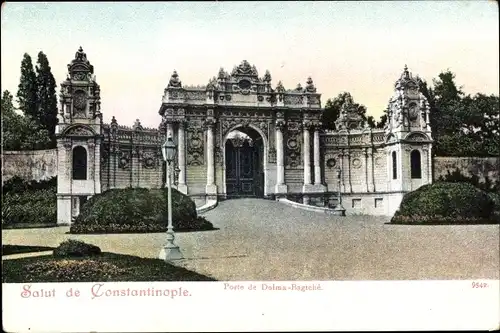 Ak Konstantinopel Istanbul Türkei, Porte de Dolma Bagtché