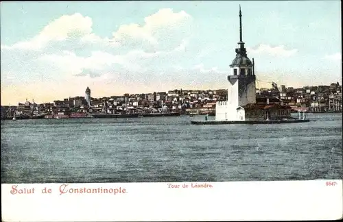 Ak Konstantinopel Istanbul Türkei, Tour de Léandre