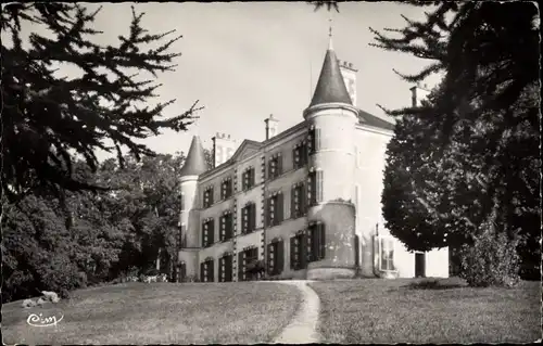 Ak Thenioux Cher, Chateau de la Brosse, Colonie de Vacances des PTT