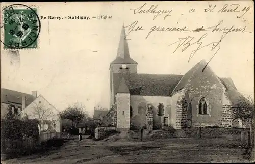 Ak Subligny Cher, L'Eglise