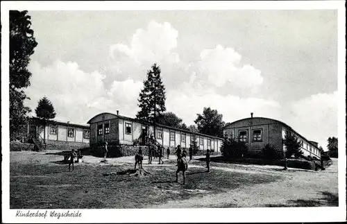 Ak Bad Orb, Kinder vorm Frankfurter Schullandheim, Kinderdorf Wegscheide