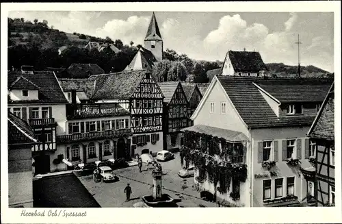 Ak Bad Orb in Hessen, Marktplatz