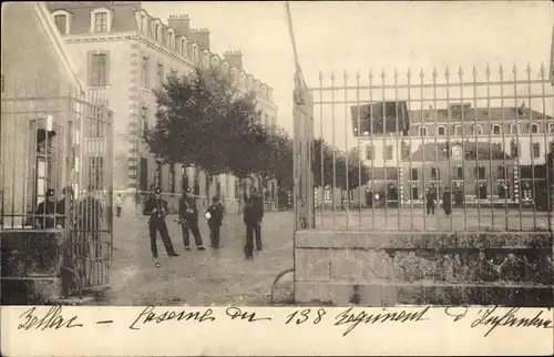 Ak Bellac Haute Vienne, Caserne du 138 Regiment d'Infanterie