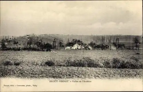 Ak Broût Vernet Allier, Vallee de l'Andelot