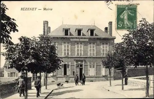 Ak Bezenet Allier, Mairie, Rathaus