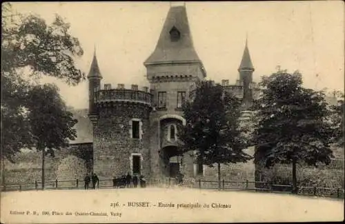 Ak Busset Allier, Entree principale du Chateau