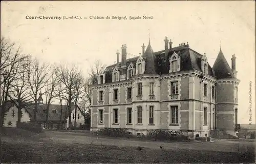 Ak Cour Cherverny Loir et Cher, Chateau de Serigny