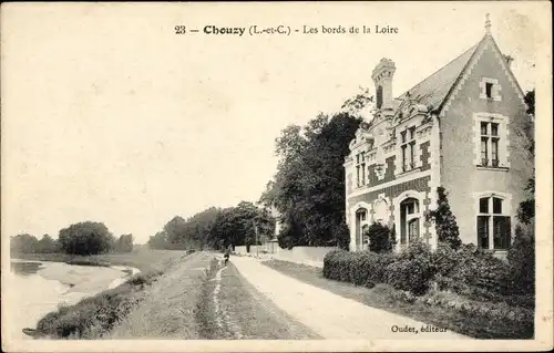 Ak Chouzy Loir et Cher, Les bords de la Loire