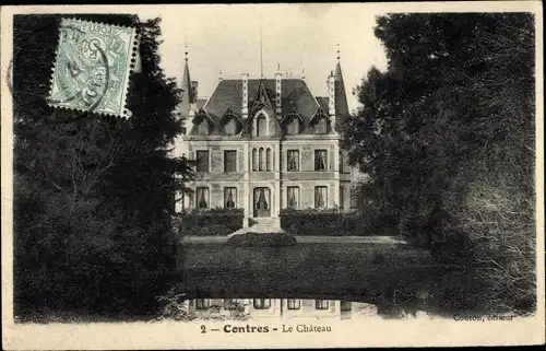 Ak Contres Loir et Cher, Chateau