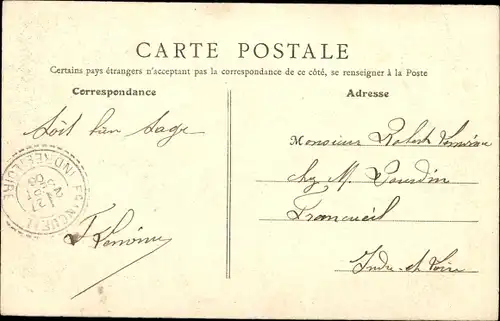 Ak Contres Loir et Cher, Chateau