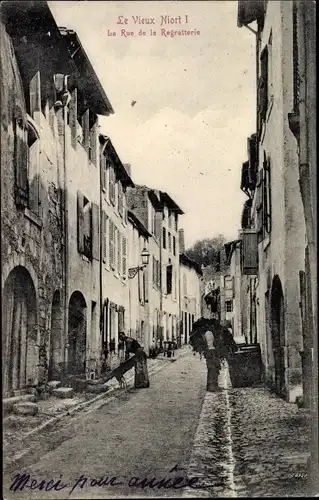 Ak Niort Deux Sèvres, La Rue de la Regratterie