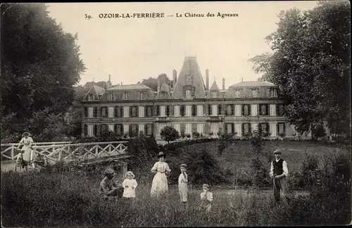 Ak Ozoir la Ferrière Seine et Marne, Le Chateau des Agneaux