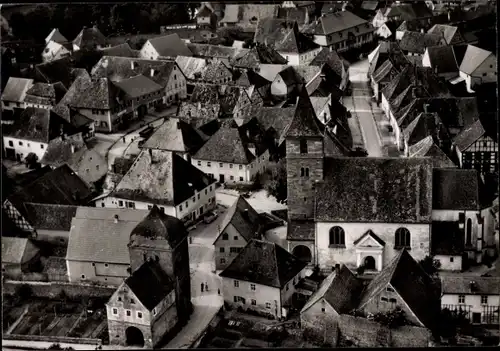 Ak Ornbau in Mittelfranken, Luftbild vom Ort