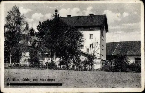 Ak Wang in Oberbayern, Wittibsmühle, Haus mit Garten