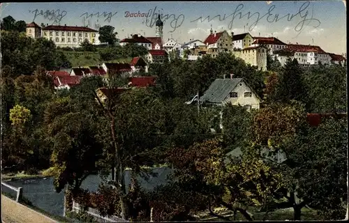 Ak Dachau in Oberbayern, Teilansicht