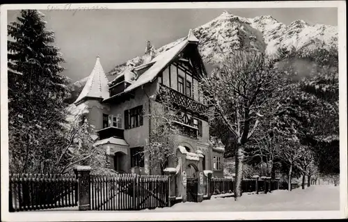 Ak Garmisch Partenkirchen in Oberbayern, Pension Haus Irmgard