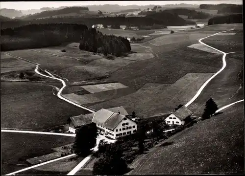 Ak Kimratshofen Altusried im Allgäu, Gasthof Ursulers, Fliegeraufnahme