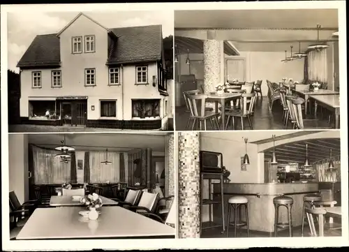 Ak Ludwigshütte Biedenkopf an der Lahn, Gasthaus Metzgerei