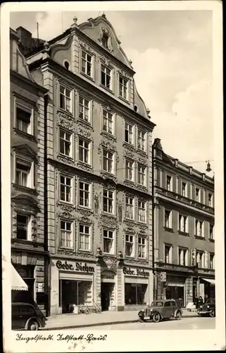 Ak Ingolstadt an der Donau Oberbayern, Ickstatt-Haus