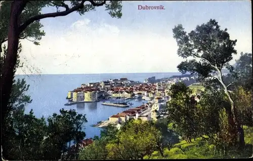 Ak Dubrovnik Kroatien, Panorama