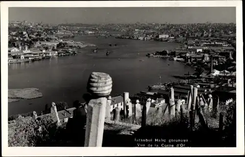 Ak Konstantinopel Istanbul Türkei, Vue de la Corne d'Or, Blick auf den Ort