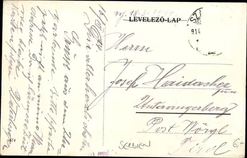 Ak Szabadka Subotica Serbien, Varoshaza, Rathaus