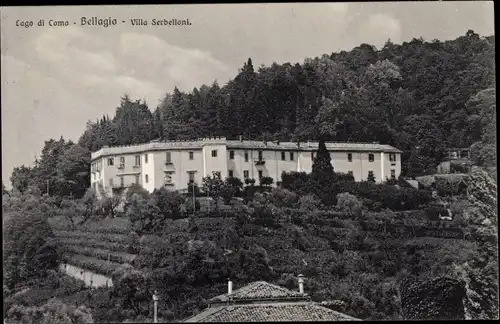 Ak Bellagio Lago di Como Lombardia, Villa Serbelloni